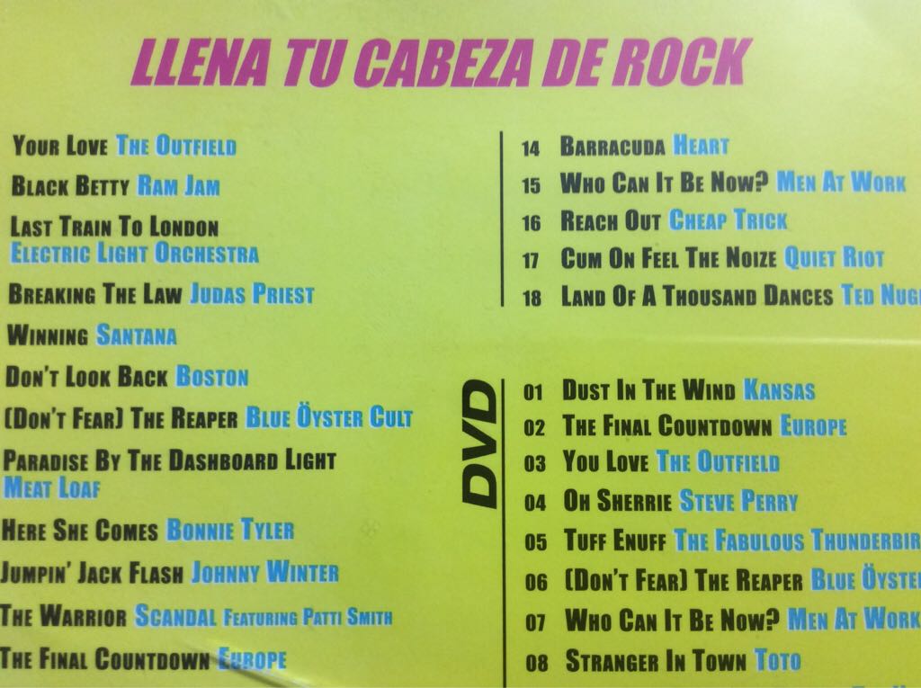 Llena Tu Cabeza De Rock - Various (12” - 77.55) music collectible [Barcode 7509951697930] - Main Image 2