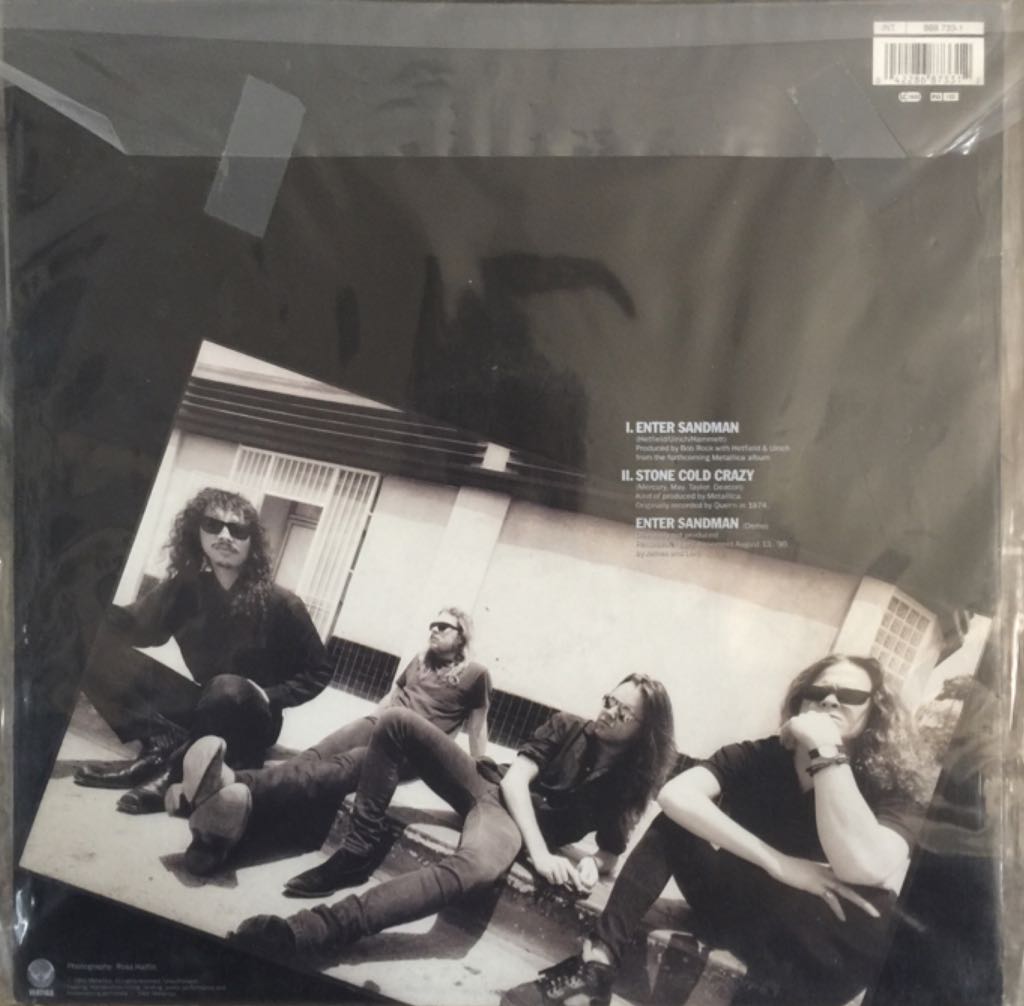 Enter Sandman - Metallica (12” - 8) music collectible [Barcode 042286873312] - Main Image 2