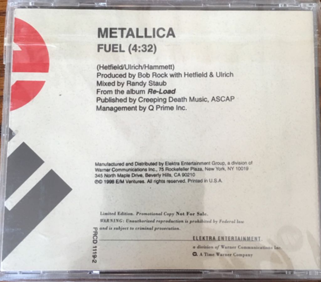 Fuel - Metallica (CD) music collectible - Main Image 2