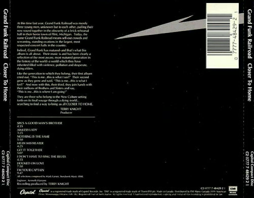 Closer To Home - Grand Funk (CD) music collectible - Main Image 2