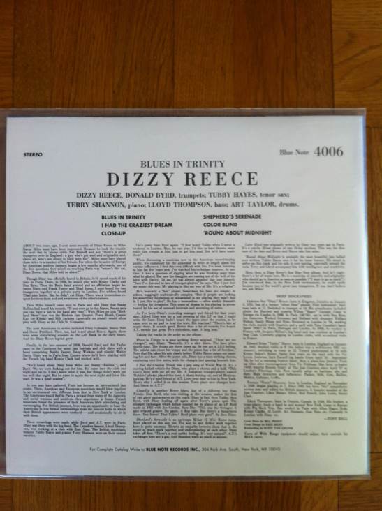 Blues In Trinity - Reece Dizzy (12”) music collectible - Main Image 2