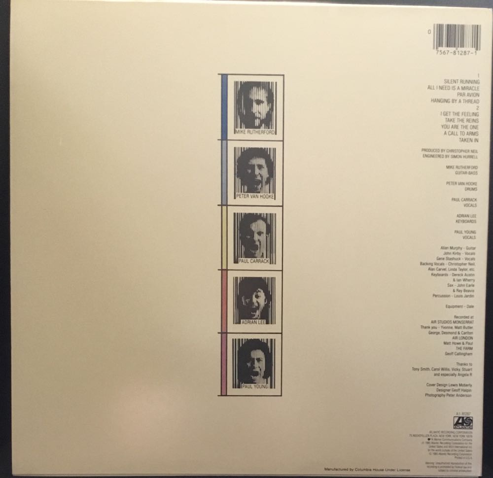 Mike + The Mechanics - Mike + The Mechanics (12”) music collectible [Barcode 022925249616] - Main Image 2