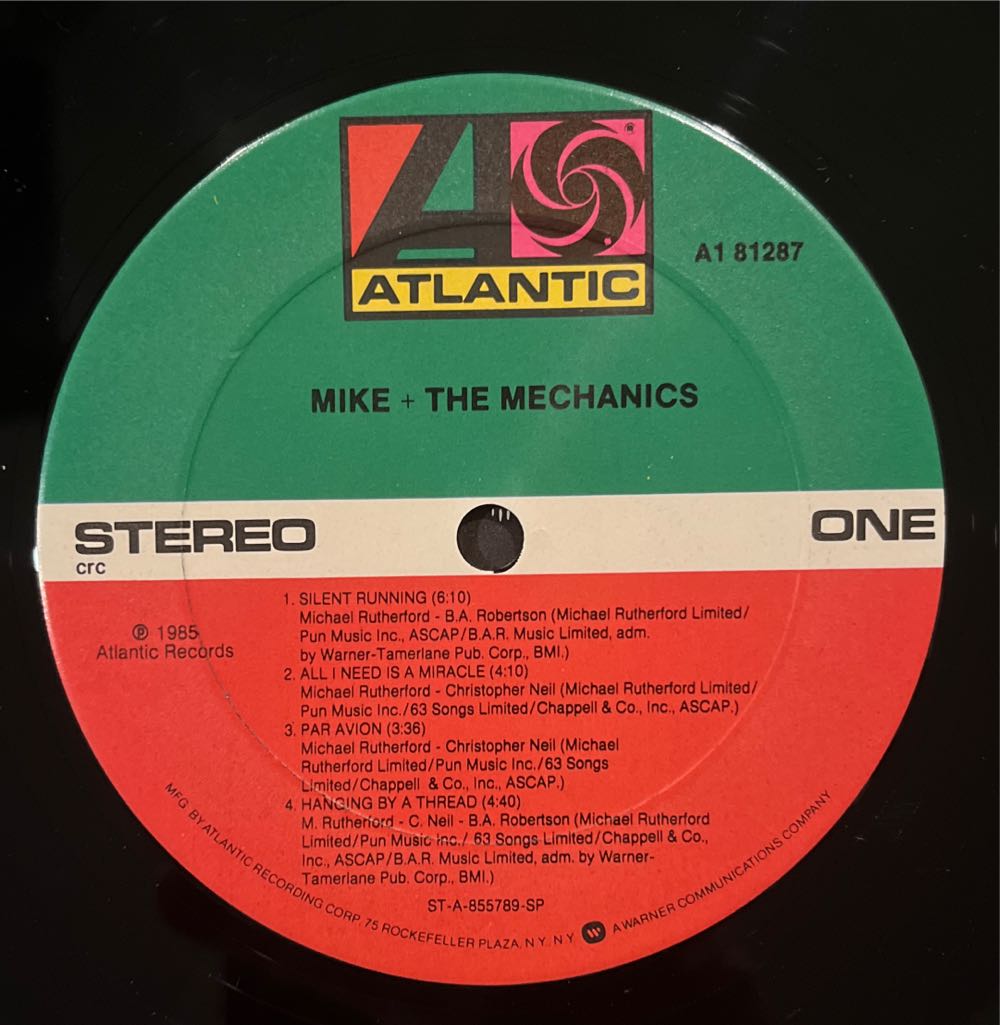 Mike + The Mechanics - Mike + The Mechanics (12”) music collectible [Barcode 022925249616] - Main Image 3