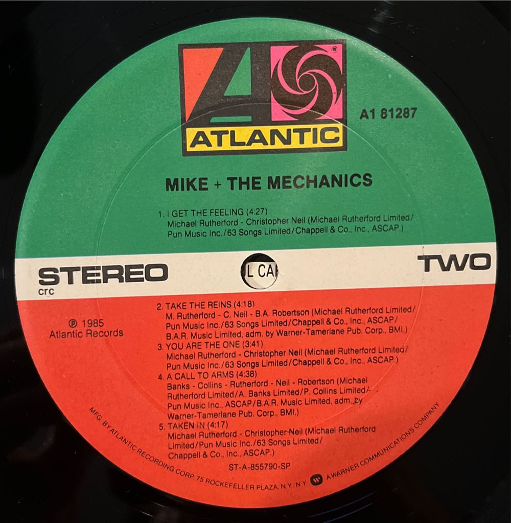 Mike + The Mechanics - Mike + The Mechanics (12”) music collectible [Barcode 022925249616] - Main Image 4