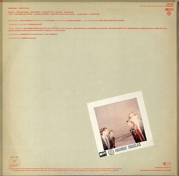 From A To B - New Musik (12” - 38) music collectible - Main Image 2