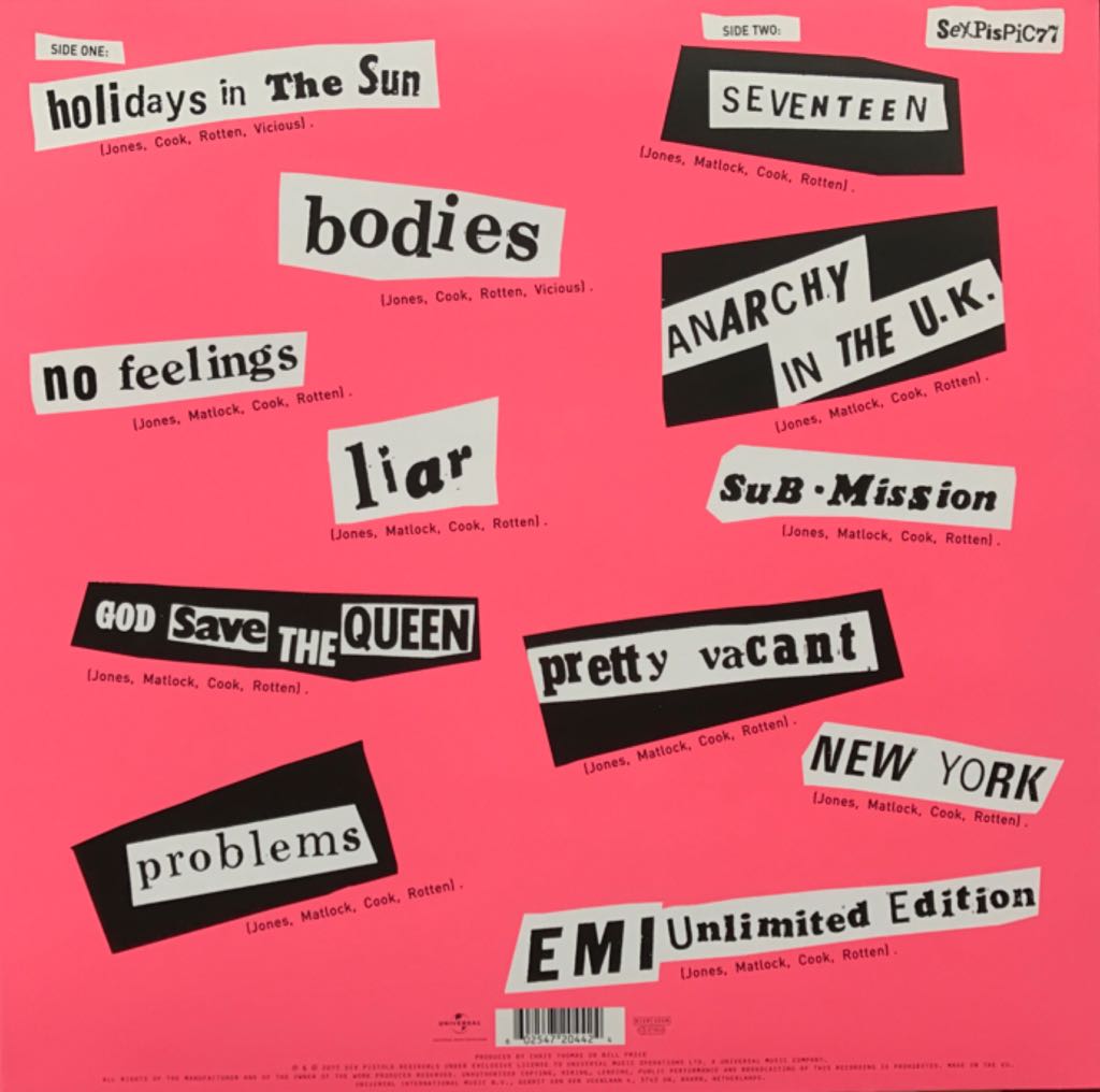 Never Mind the Bollocks Here’s the Sex Pistols - Sex Pistols (CD) music collectible [Barcode 602547204424] - Main Image 2