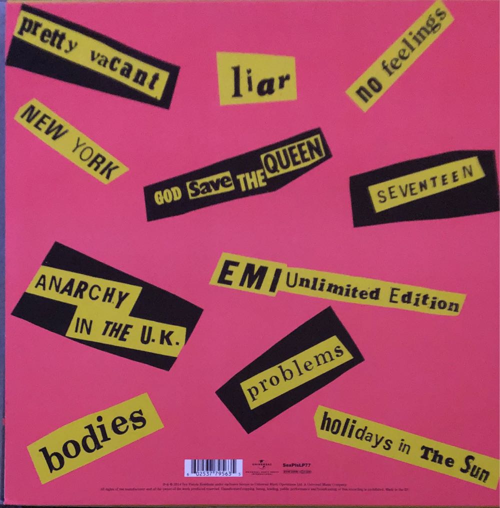 Never Mind the Bollocks Here’s The Sex Pistols - Sex Pistols (12” - 38) music collectible - Main Image 2