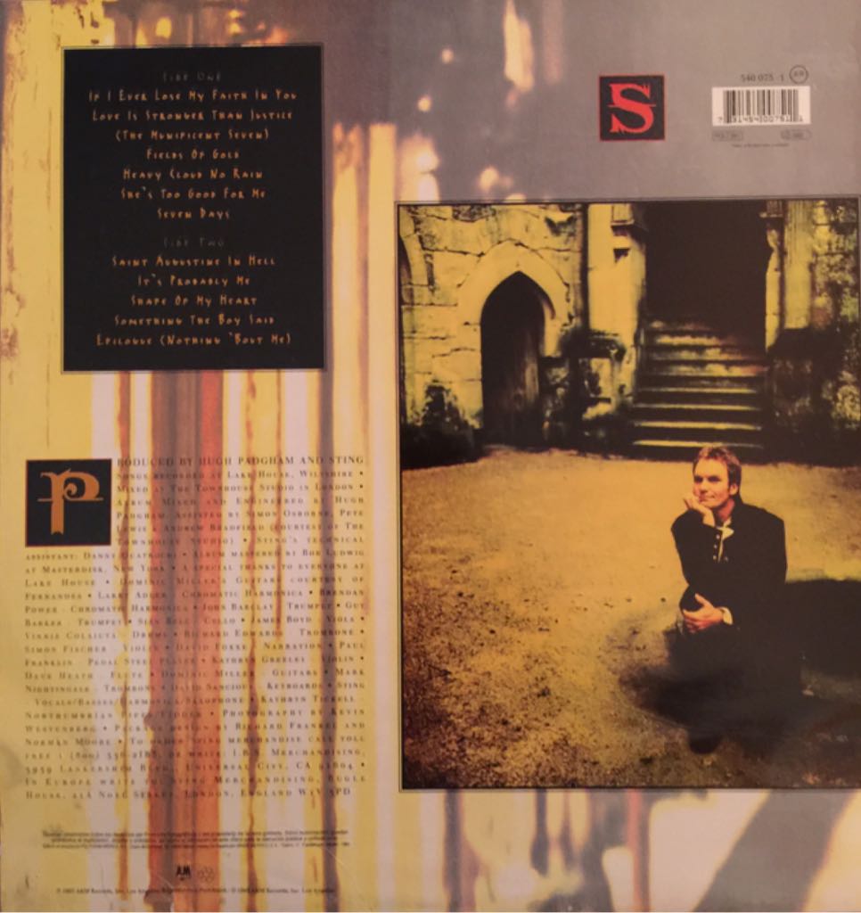 Ten Summoner’s Tales - Sting (CD - 53) music collectible [Barcode 731454007511] - Main Image 2