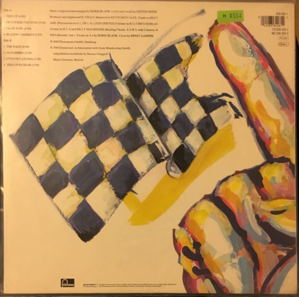 Flag - Yello (12”) music collectible [Barcode 042283642614] - Main Image 2