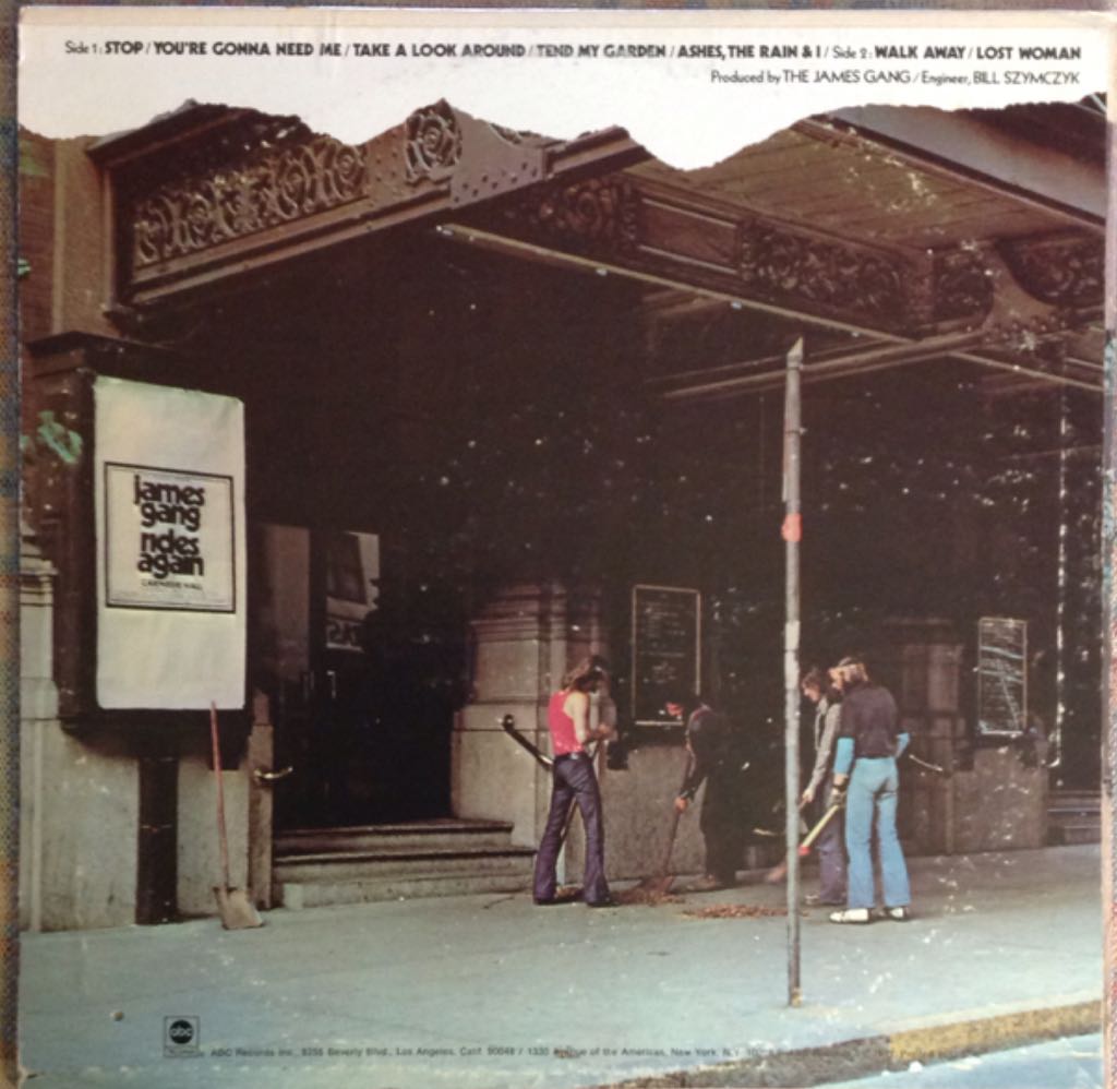 Live In Concert - James Gang (12”) music collectible - Main Image 2