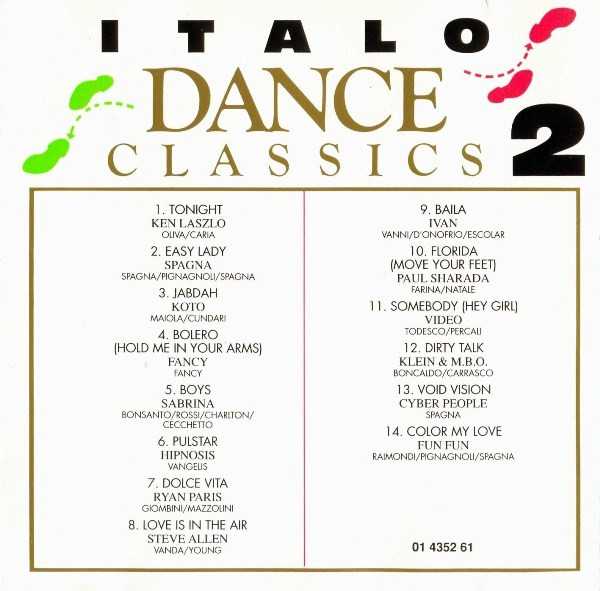 Italo Dance Classics Volume 2 - Various Artists (CD) music collectible - Main Image 2