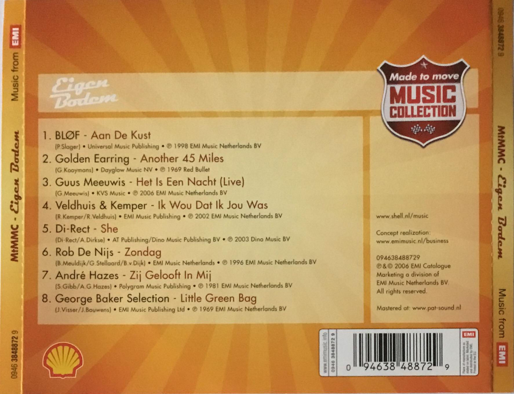 Made To Move Music Collection Eigen Bodem - Various Artists (CD) music collectible - Main Image 2