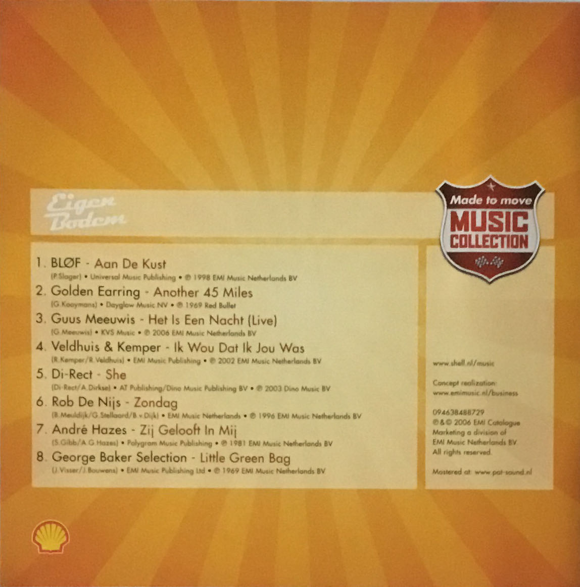 Made To Move Music Collection Eigen Bodem - Various Artists (CD) music collectible - Main Image 3