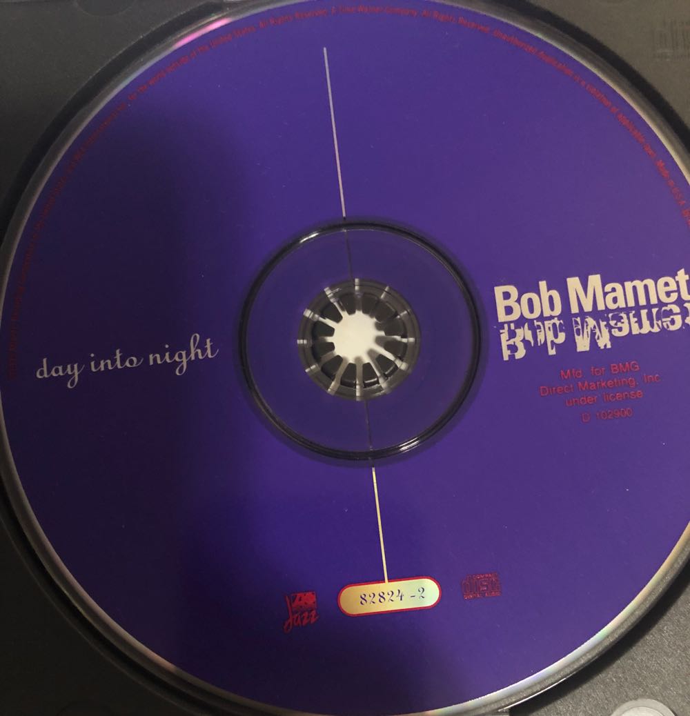 Day Into Night - Bob Mamet (CD) music collectible [Barcode 0075678282423] - Main Image 3