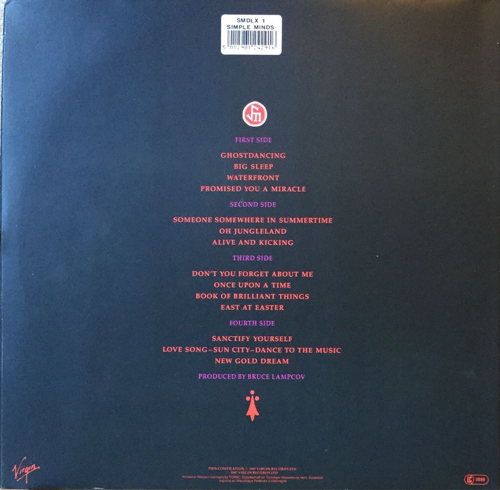 Live In The City Of Light - Simple Minds (12”) music collectible - Main Image 2