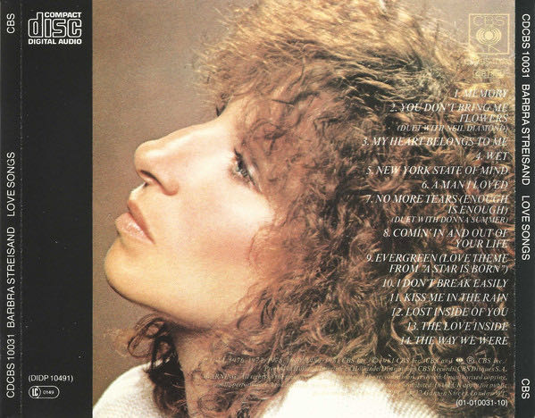 Love Songs - Barbra Streisand (12” - 57) music collectible - Main Image 2