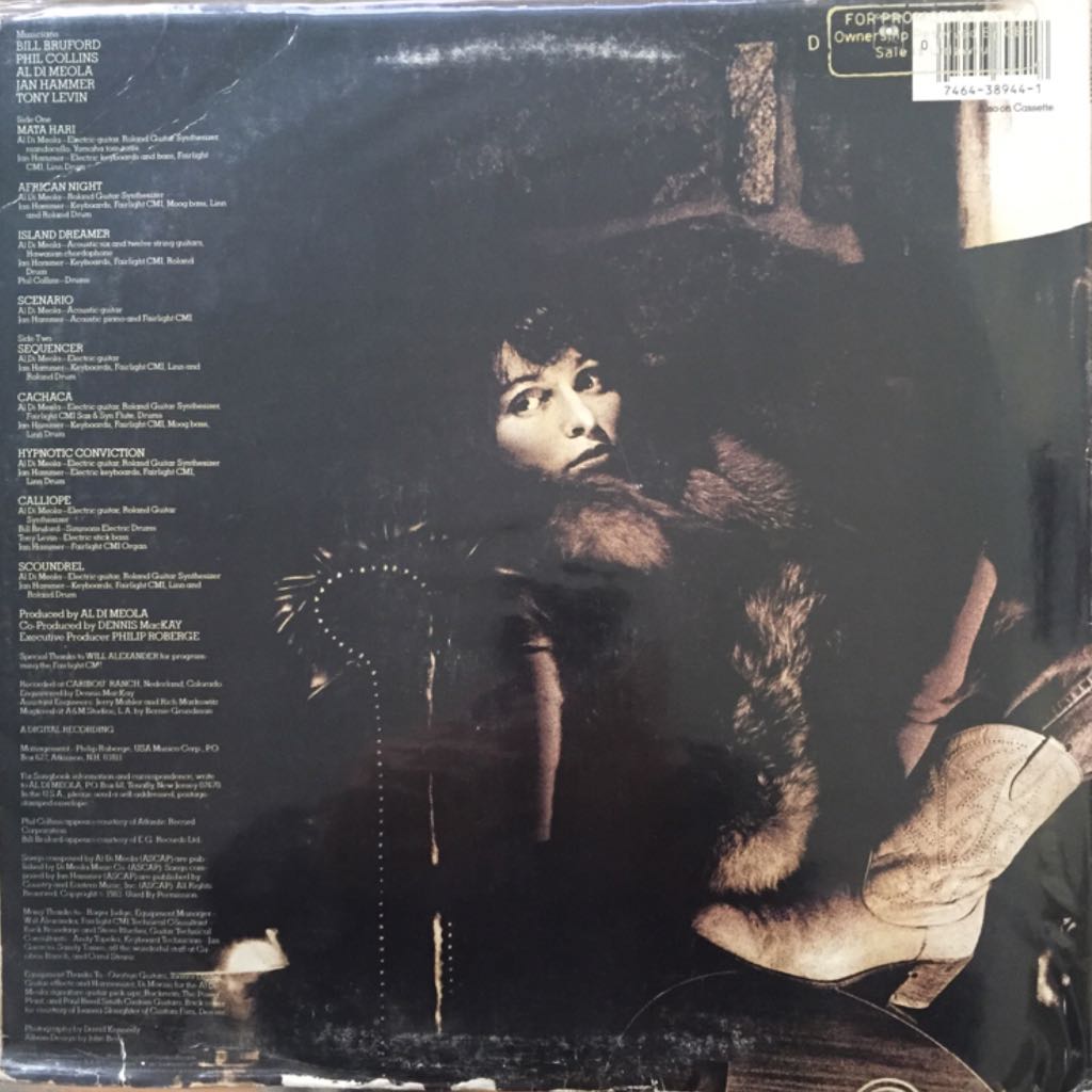 Scenario - Al Di Meola (12”) music collectible [Barcode 074643894418] - Main Image 2