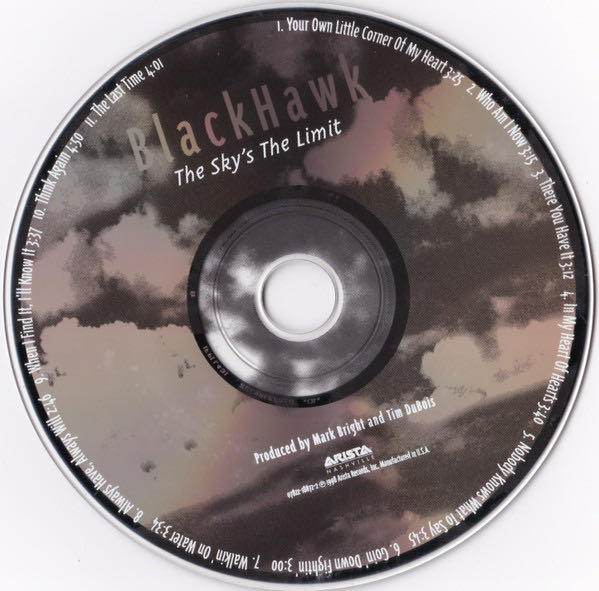 The Skys The Limit - Blackhawk (CD - 39) music collectible [Barcode 078221887229] - Main Image 3
