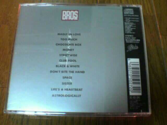 Bros - The Time - Bros (12”) music collectible [Barcode 5099746591816] - Main Image 2