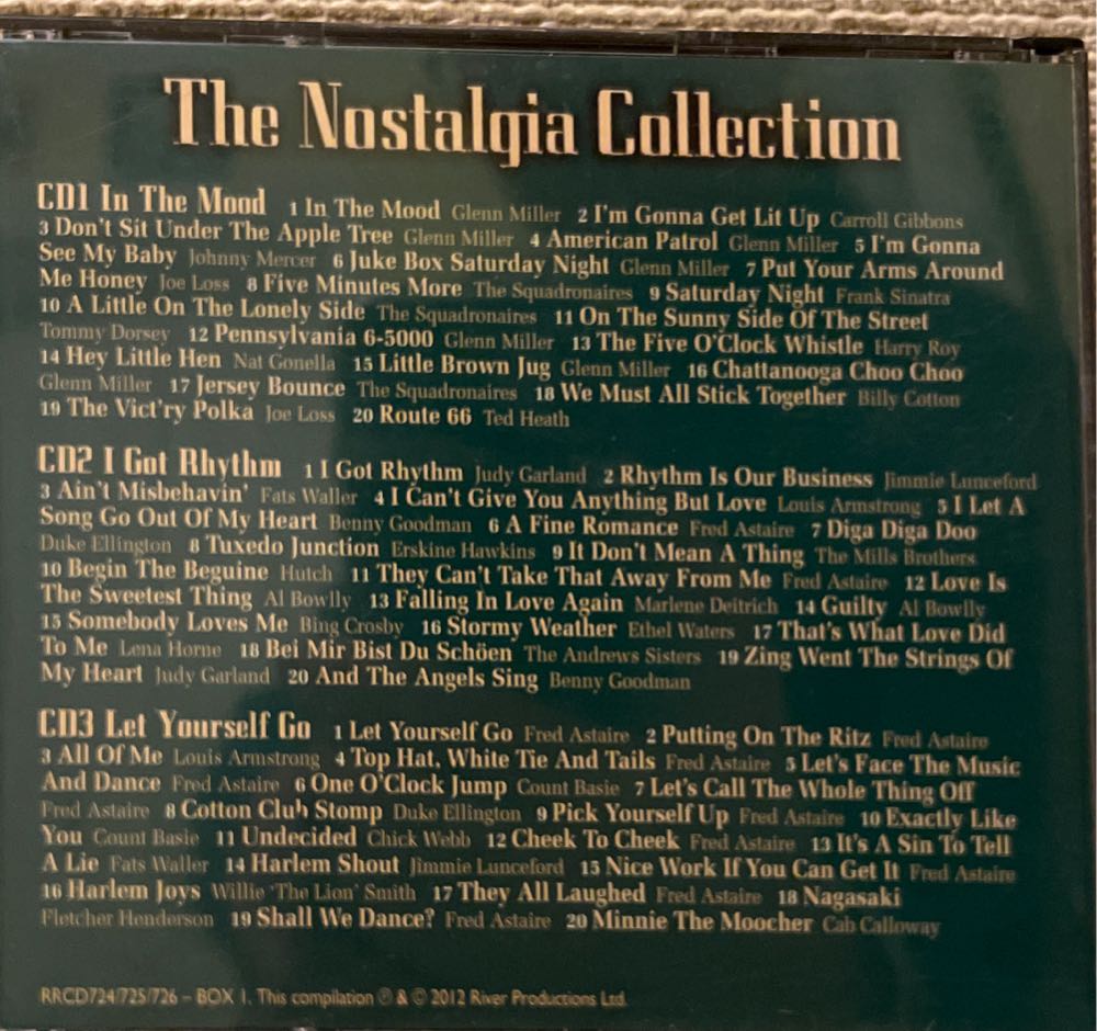 The Nostalgia Collection The Fabulous 40s - Various (CD) music collectible [Barcode 9316797800152] - Main Image 2