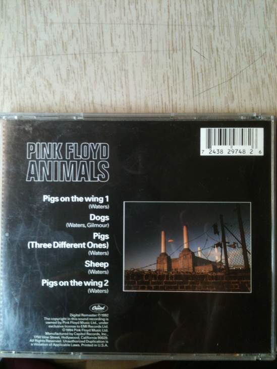 DTS- Animals - Pink Floyd (CD) music collectible - Main Image 2