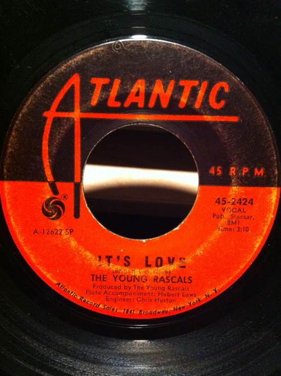 A Girl Like You/It’s Love - Young Rascals, The (7” - 556) music collectible - Main Image 2