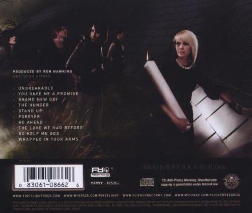 Unbreakable - Fireflight (CD - 34:55) music collectible [Barcode 083061086626] - Main Image 2