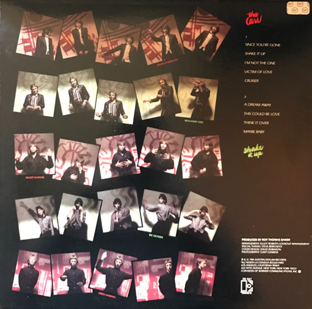 Shake It Up - Cars, The (12” - 35) music collectible - Main Image 2
