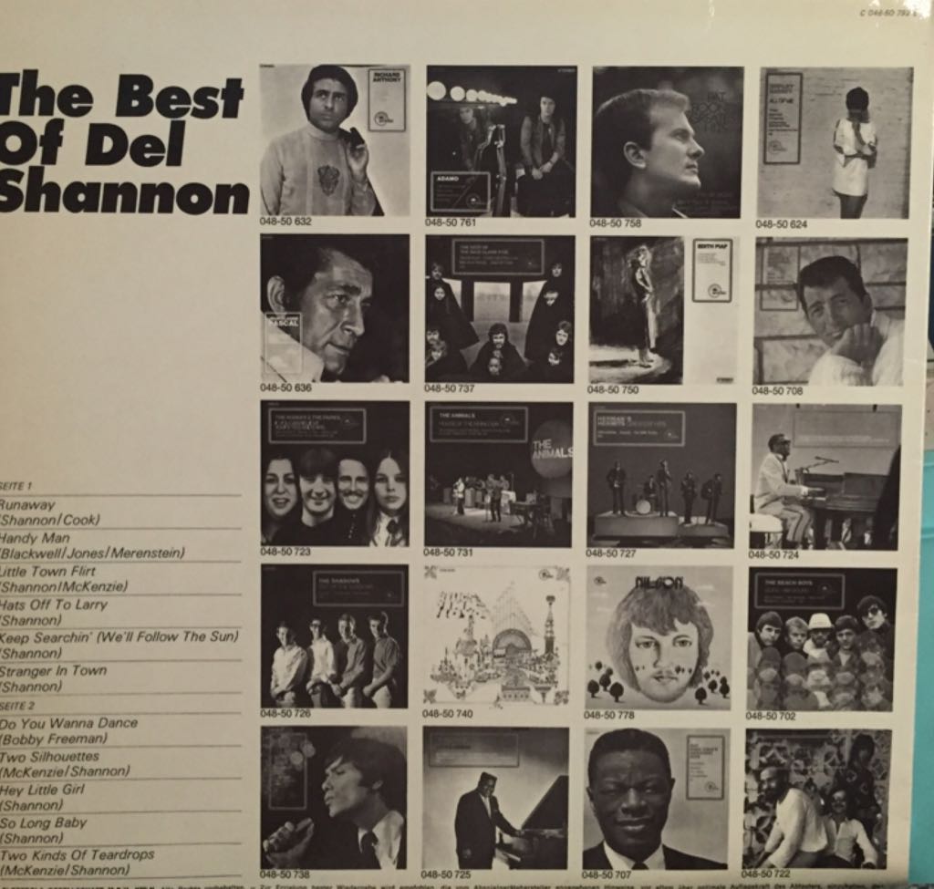 The Best Of Del Shannon - Shannon, Del (12”) music collectible - Main Image 2