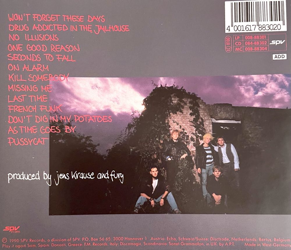 Jau - Fury in the Slaughterhouse (CD - 51) music collectible [Barcode 4001617883020] - Main Image 2