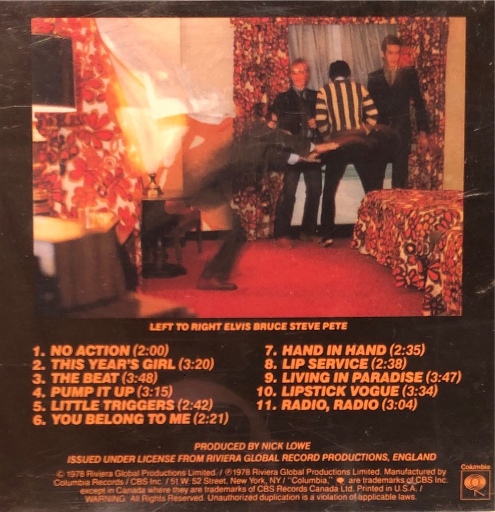 This Years Model - Costello, Elvis  And The Attractions (CD - 39) music collectible [Barcode 074643533126] - Main Image 2