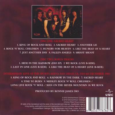 Sacred Heart Deluxe Edition - Dio music collectible - Main Image 2