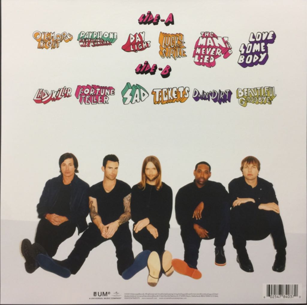 Overexposed - Maroon 5 (CD) music collectible - Main Image 2