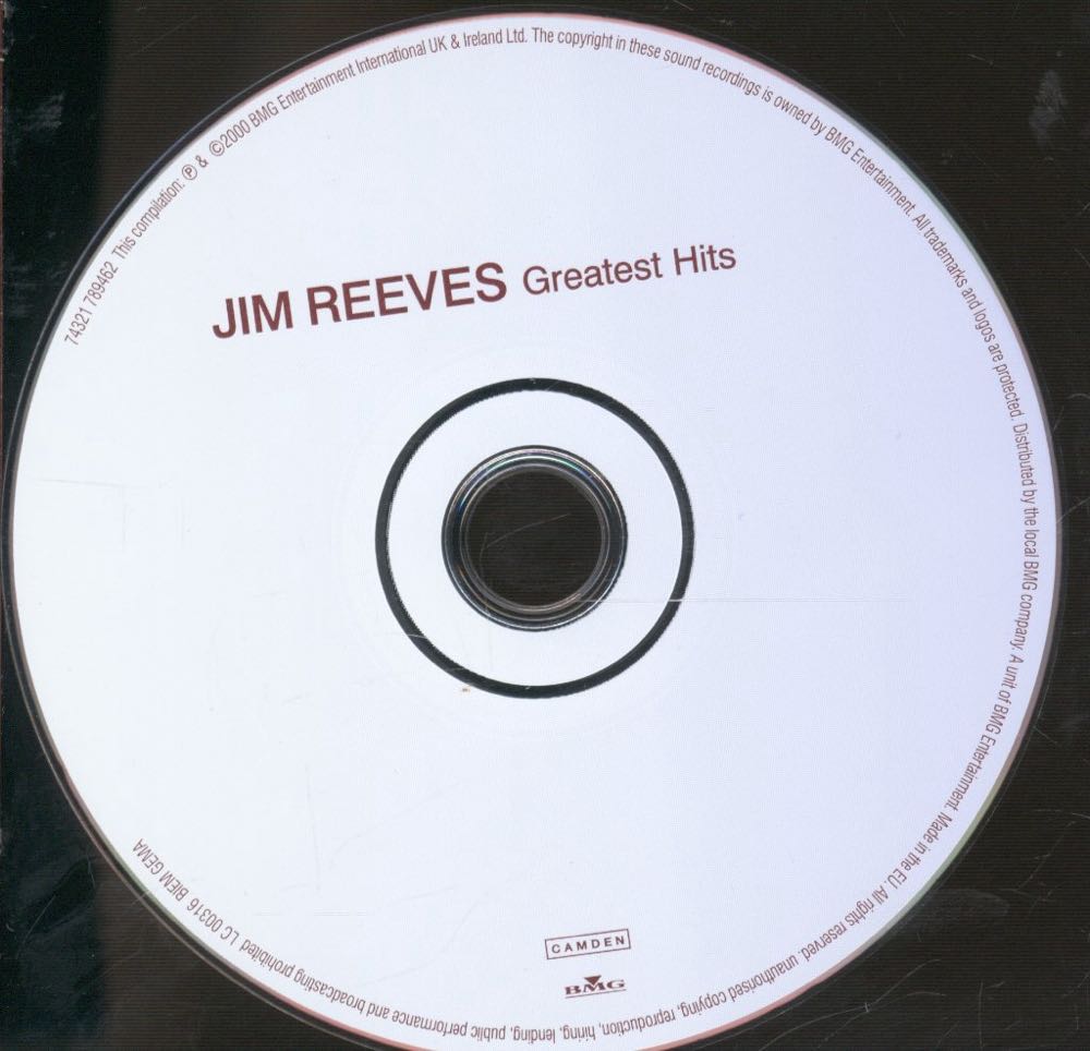 Greatest Hits - Jim Reeves - Reeves, Jim (CD - 62) music collectible [Barcode 743217894627] - Main Image 4
