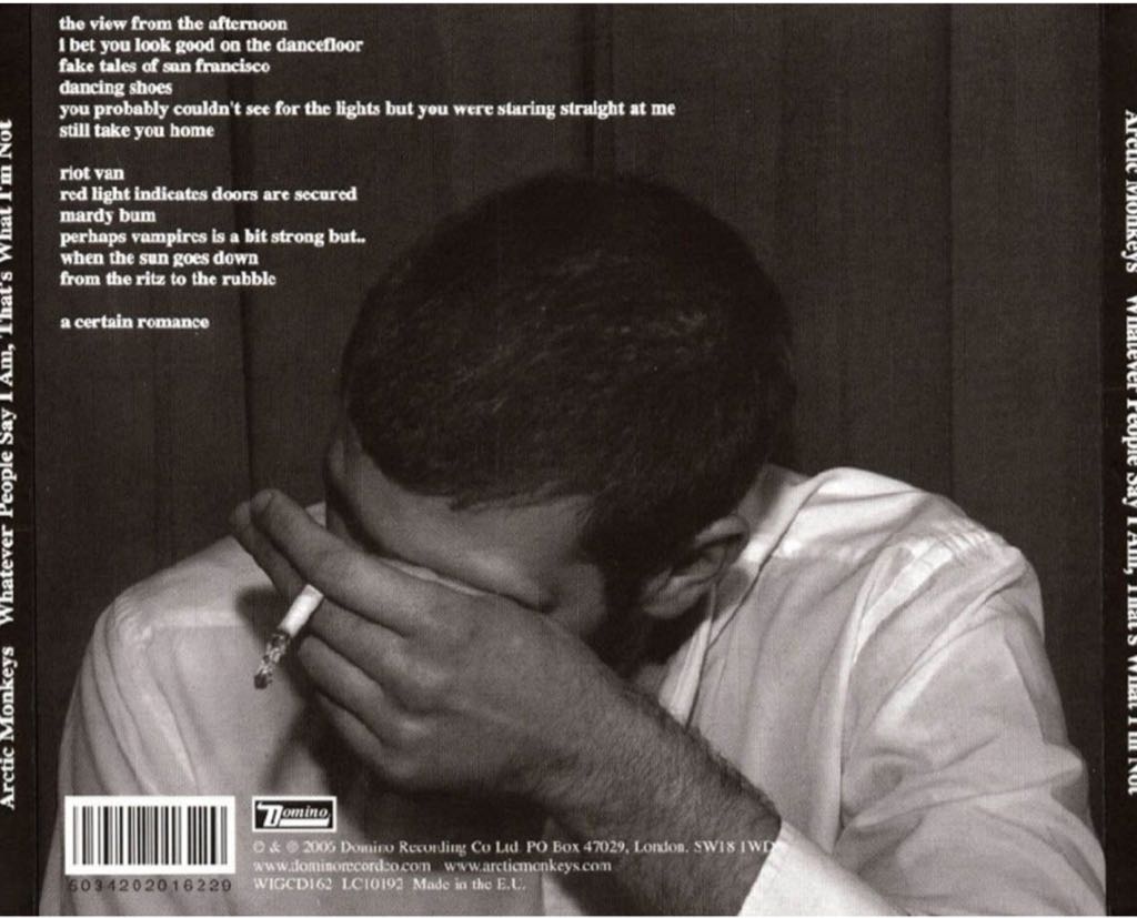 Whatever People Say I Am, That’s What I’m Not - Arctic Monkeys (CD - 40:56) music collectible [Barcode 094635334425] - Main Image 2
