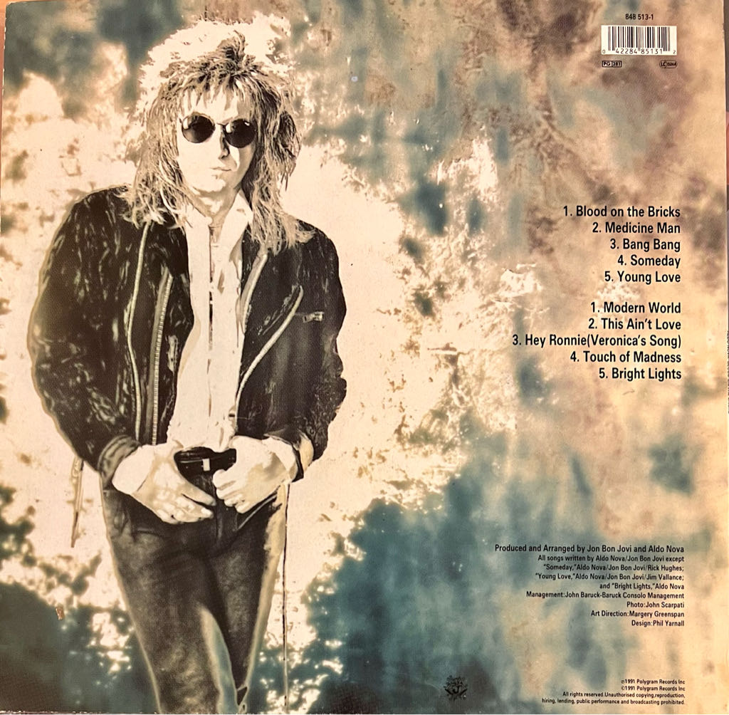 Blood On The Bricks - Nova, Aldo (12”) music collectible - Main Image 2