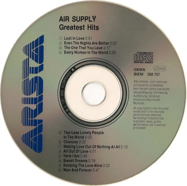 Making Love… The Very Best Of Air Supply - Air Supply (CD - 47) music collectible - Main Image 3