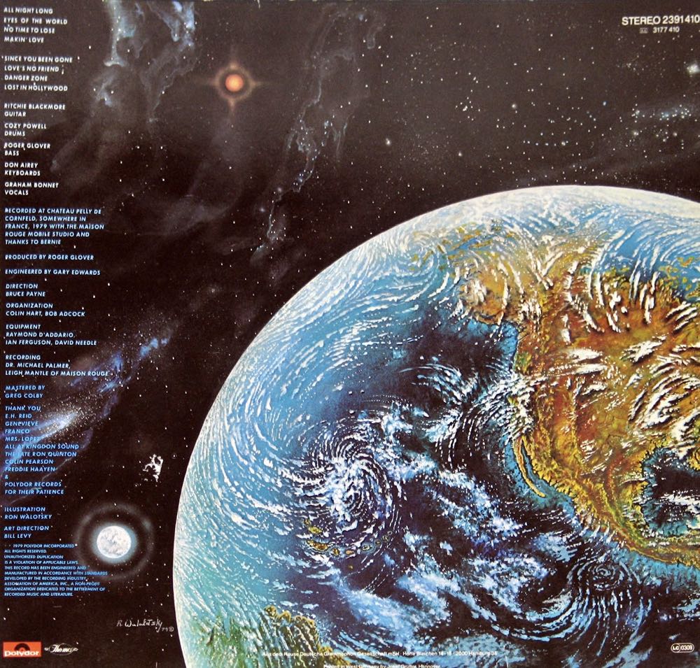 Down To Earth - Rainbow (CD) music collectible [Barcode 731454736428] - Main Image 4