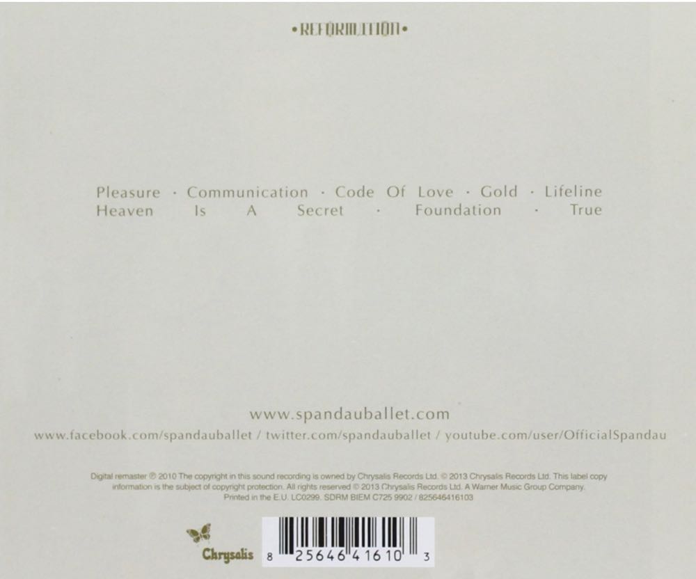 True - Spandau Ballet (CD) music collectible [Barcode 724353712709] - Main Image 2