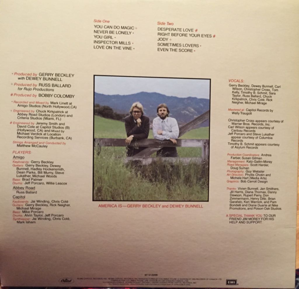 View From The Ground - America (12” - 39) music collectible - Main Image 2