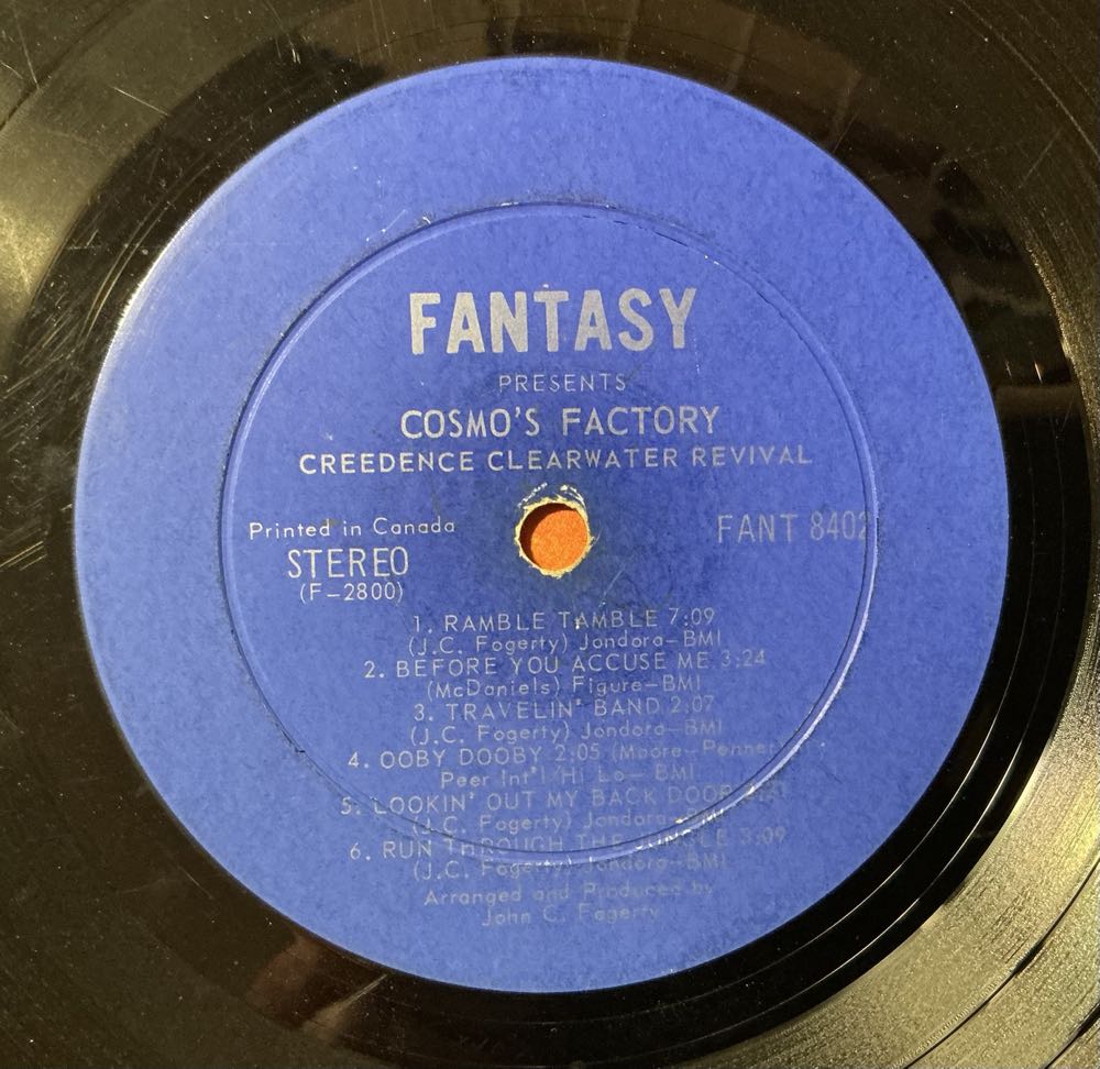 Cosmo’s Factory - Creedence Clearwater Revival (12”) music collectible - Main Image 3