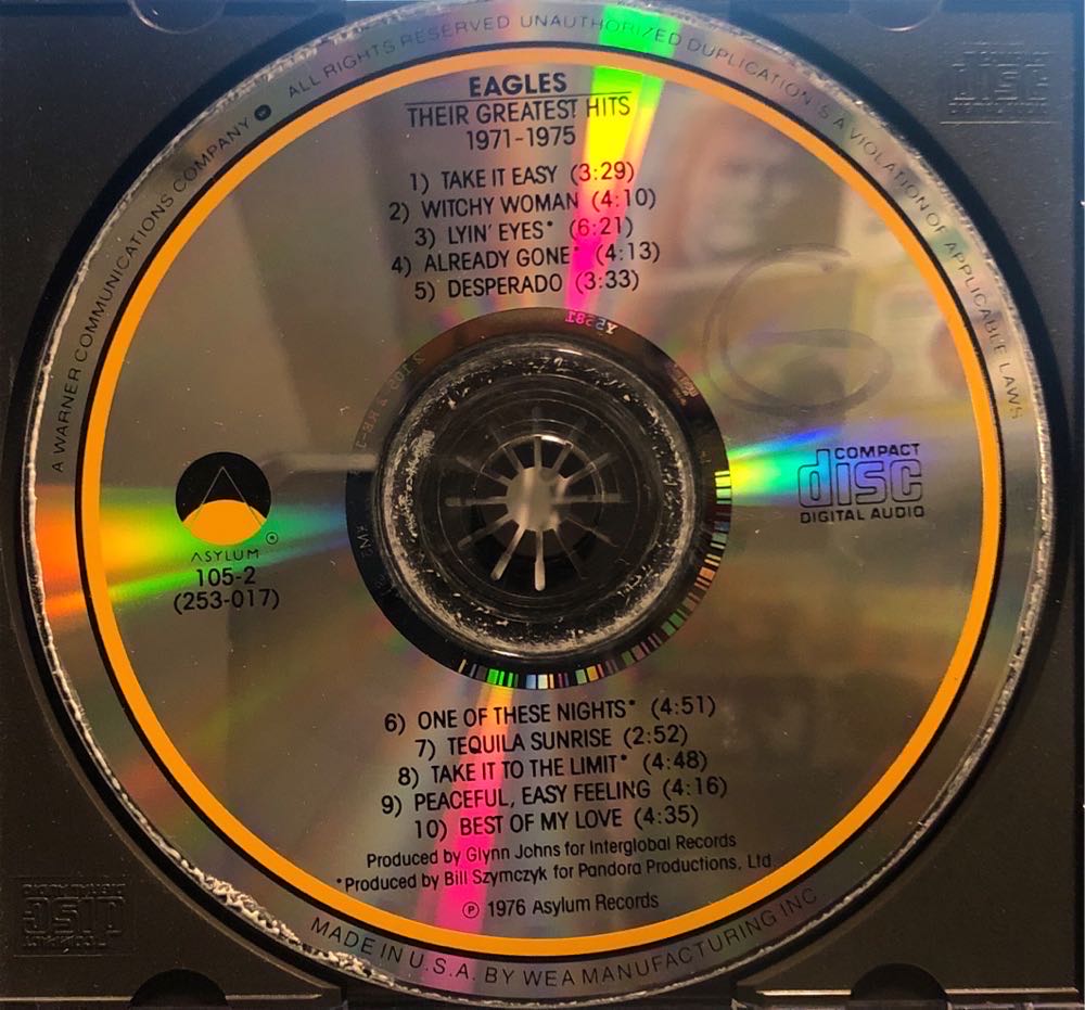 Eagles Their Greatest Hits - Eagles (CD - 43) music collectible - Main Image 3