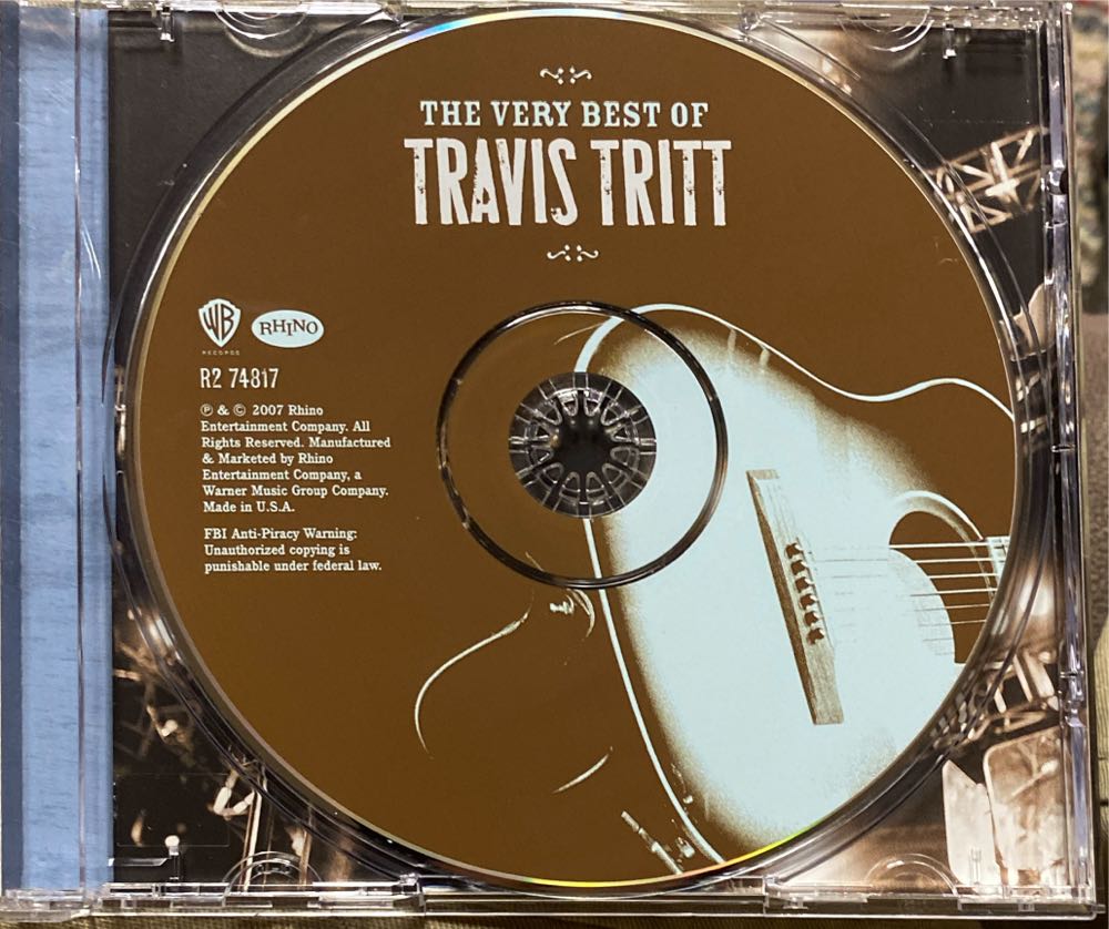 The VERY BEST OF - Tritt, Travis (CD - 74) music collectible [Barcode 081227481728] - Main Image 4
