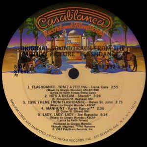 Flashdance - Orginal Motion Picture Soundtrack  - Various  Artists (12” - 37) music collectible [Barcode 042281149214] - Main Image 3