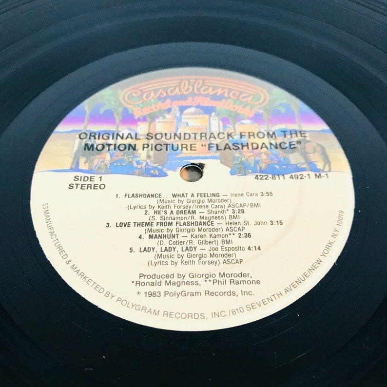 Flashdance - Orginal Motion Picture Soundtrack  - Various  Artists (12” - 37) music collectible [Barcode 042281149214] - Main Image 4