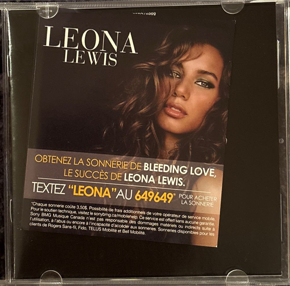 Spirit - Leona Lewis (CD - 52) music collectible [Barcode 886970255424] - Main Image 4