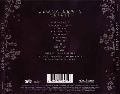 Spirit - Leona Lewis (CD - 54) music collectible [Barcode 886971852622] - Main Image 2