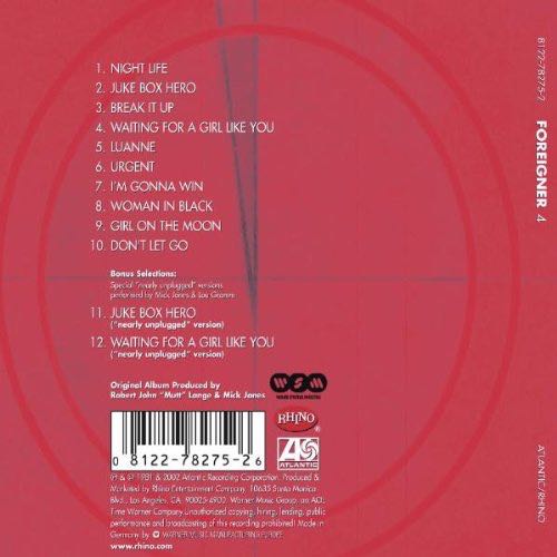 4 - Foreigner (12”) music collectible - Main Image 2