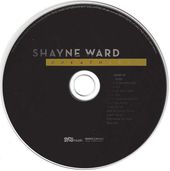 Breathless - Shayne Ward (CD - 50) music collectible [Barcode 886971884029] - Main Image 3