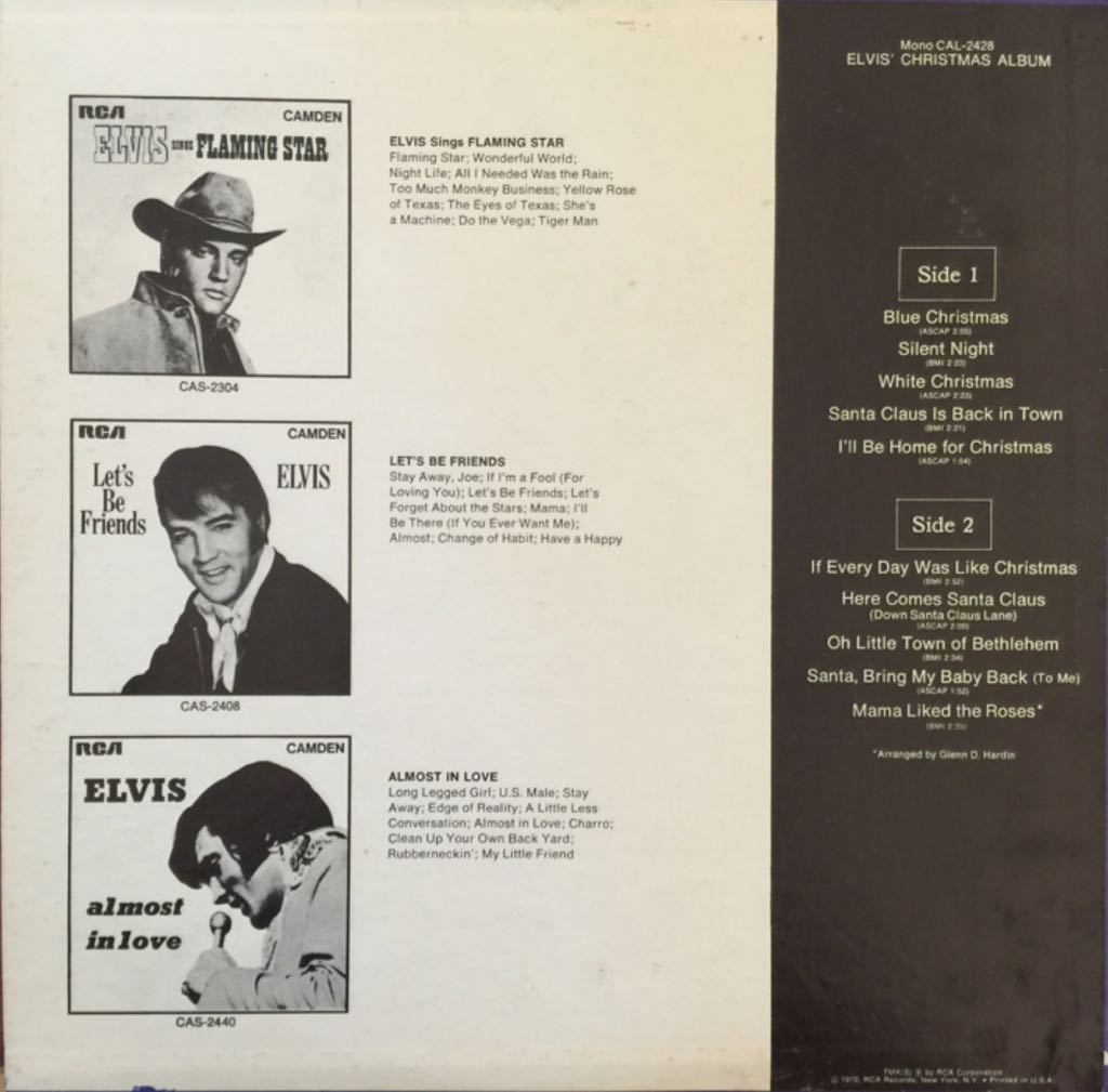 Elvis’ Christmas Album - Elvis Presley (12” - 23) music collectible - Main Image 2